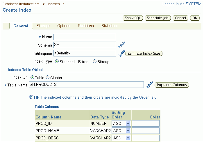 create index - اعتبارسنجی کاربر با استفاده از جدول پایگاه داده